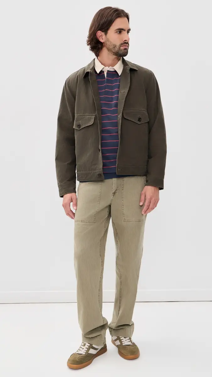 Marine Layer Waxed Trucker Jacket | Thumbnail 5 Marine Layer Waxed Trucker Jacket | Thumbnail 5