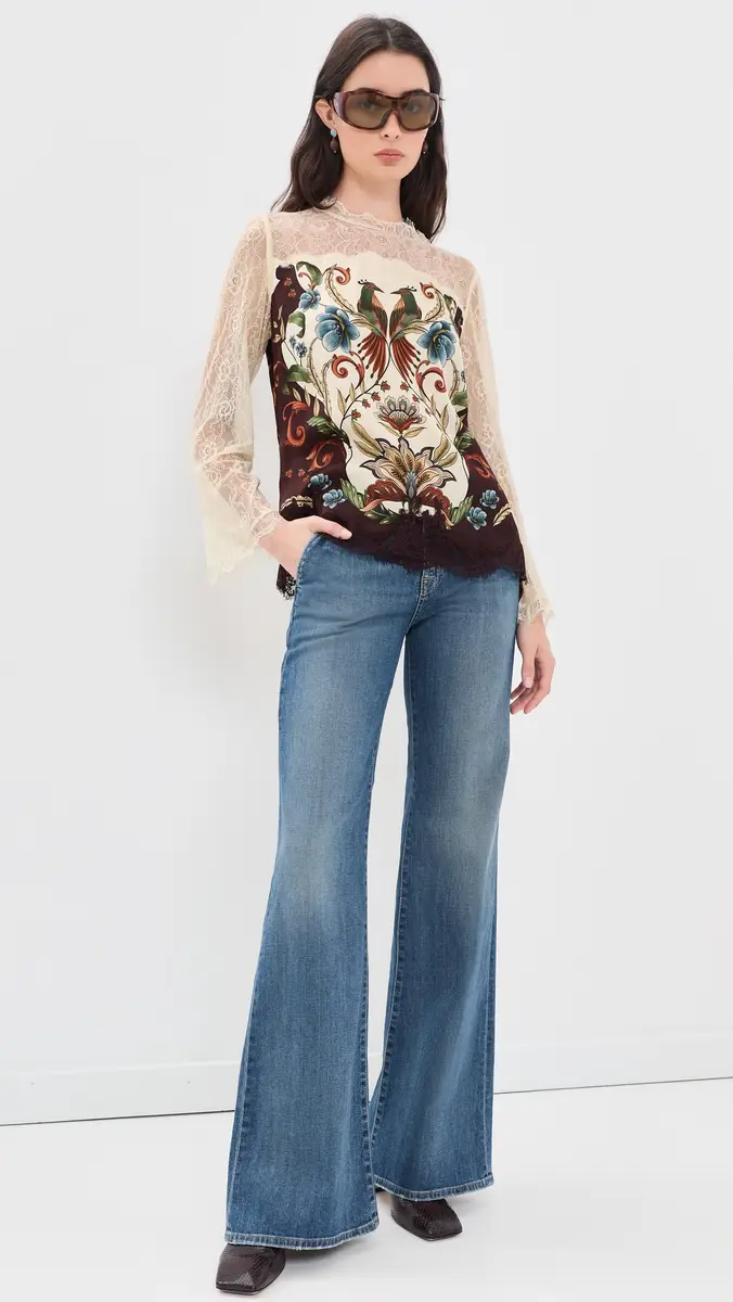 Farm Rio Millena Long Sleeve Blouse | Thumbnail 5 Farm Rio Millena Long Sleeve Blouse | Thumbnail 5