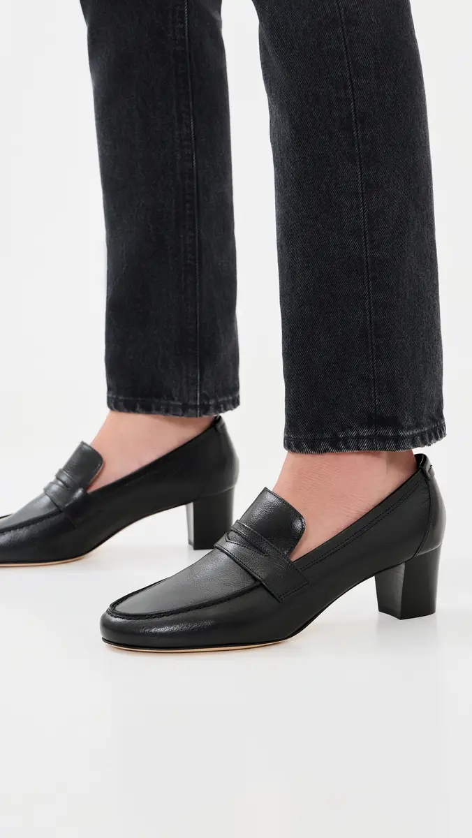 Jamie Haller The Heeled Penny Loafers | Thumbnail 3