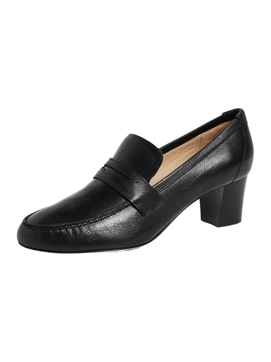 The Heeled Penny Loafers The Heeled Penny Loafers