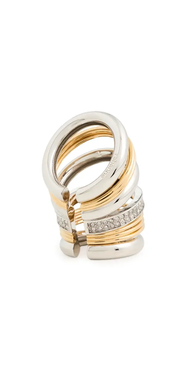Rabanne Punk Two-Tone XL Link Ear Cuff