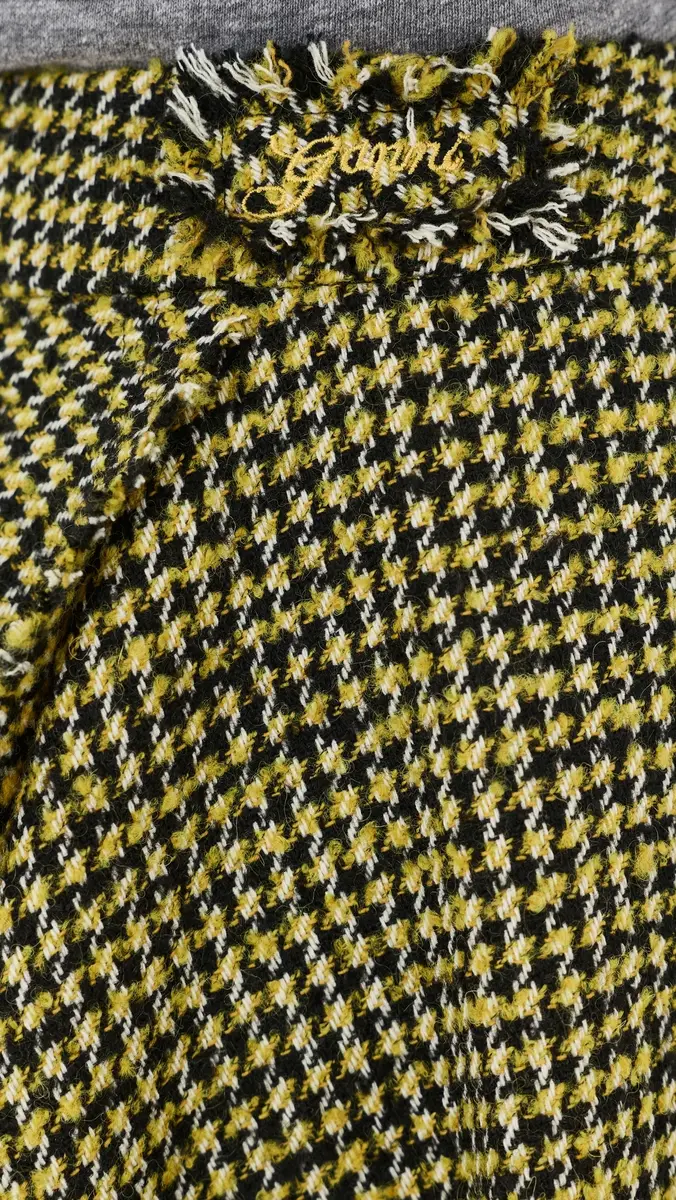 Ganni Woollen Check Mini Skirt | Thumbnail 6 Ganni Woollen Check Mini Skirt | Thumbnail 6