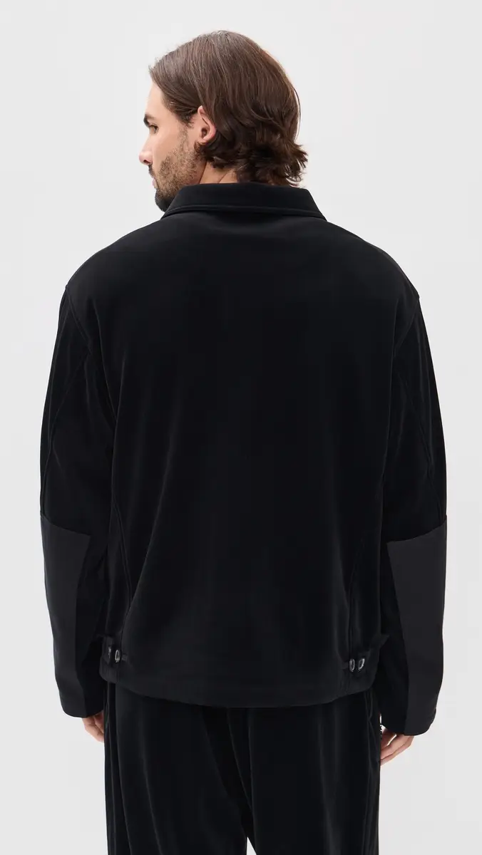 Y-3 Velour Button Jacket | Thumbnail 3 Y-3 Velour Button Jacket | Thumbnail 3