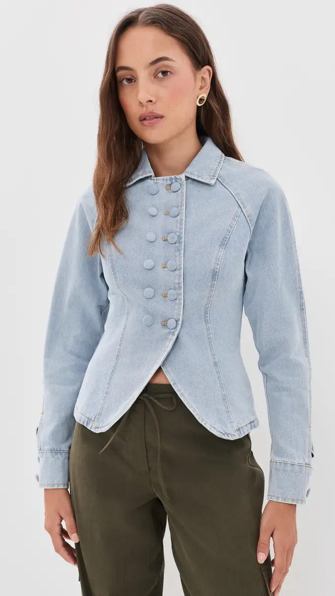 LIONESS Form Denim Jacket | Thumbnail 2 LIONESS Form Denim Jacket | Thumbnail 2