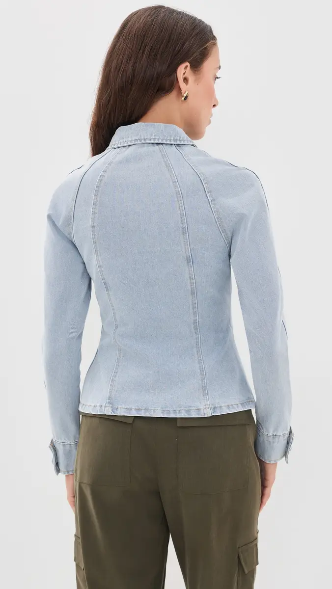 LIONESS Form Denim Jacket | Thumbnail 3 LIONESS Form Denim Jacket | Thumbnail 3