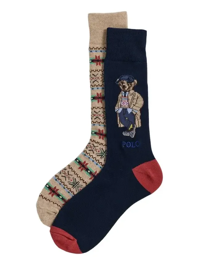 Litchfield Bear Socks 2-Pack