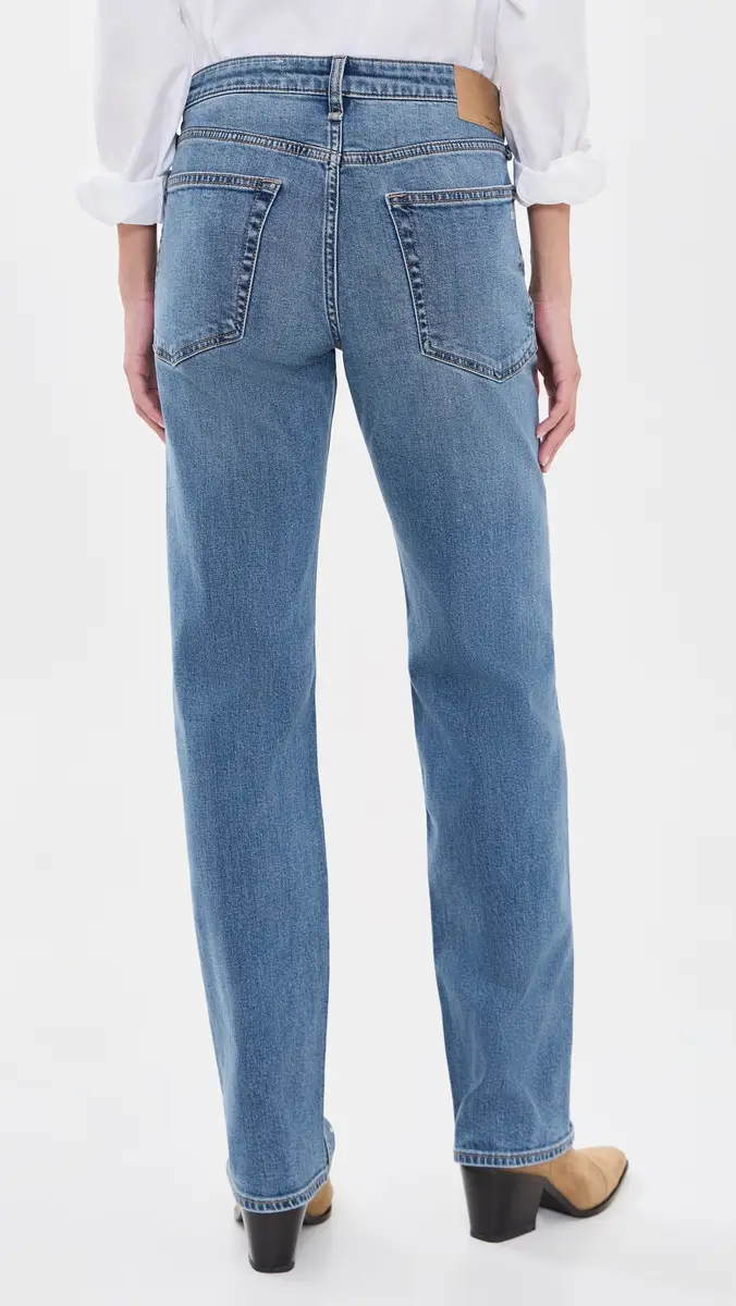 rag & bone Harlow Low Rise Slim Straight Jeans | Thumbnail 3 rag & bone Harlow Low Rise Slim Straight Jeans | Thumbnail 3