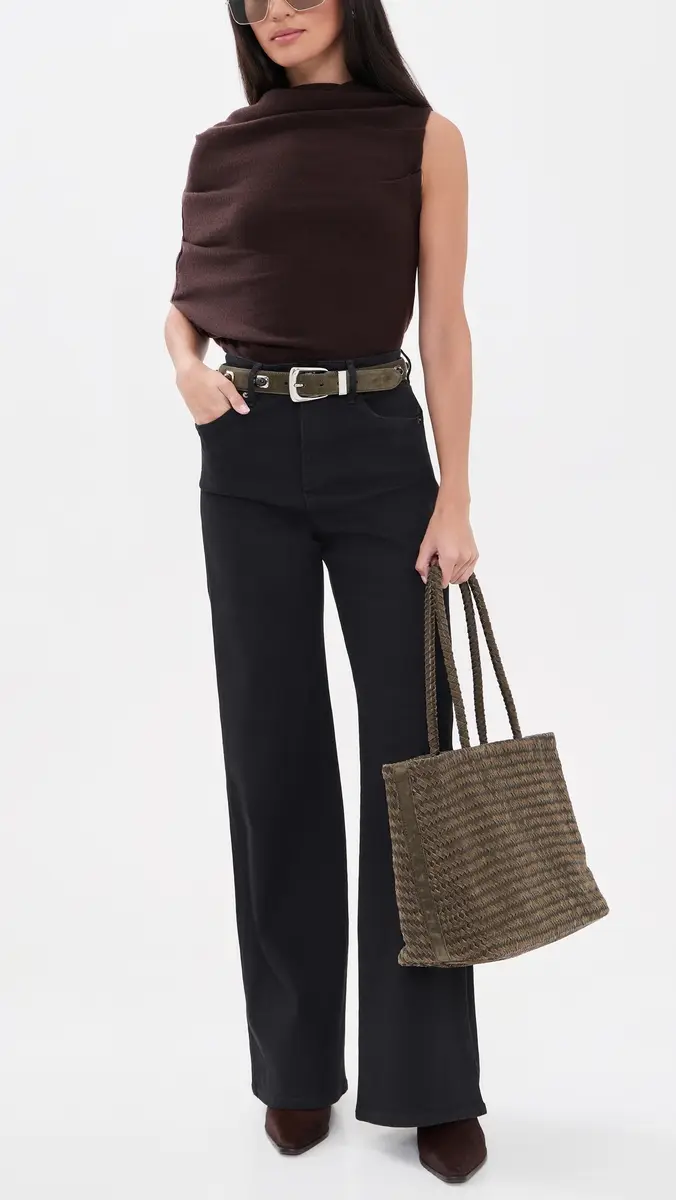 Veronica Beard Jean Taylor High Rise Wide Leg Jeans | Thumbnail 5 Veronica Beard Jean Taylor High Rise Wide Leg Jeans | Thumbnail 5