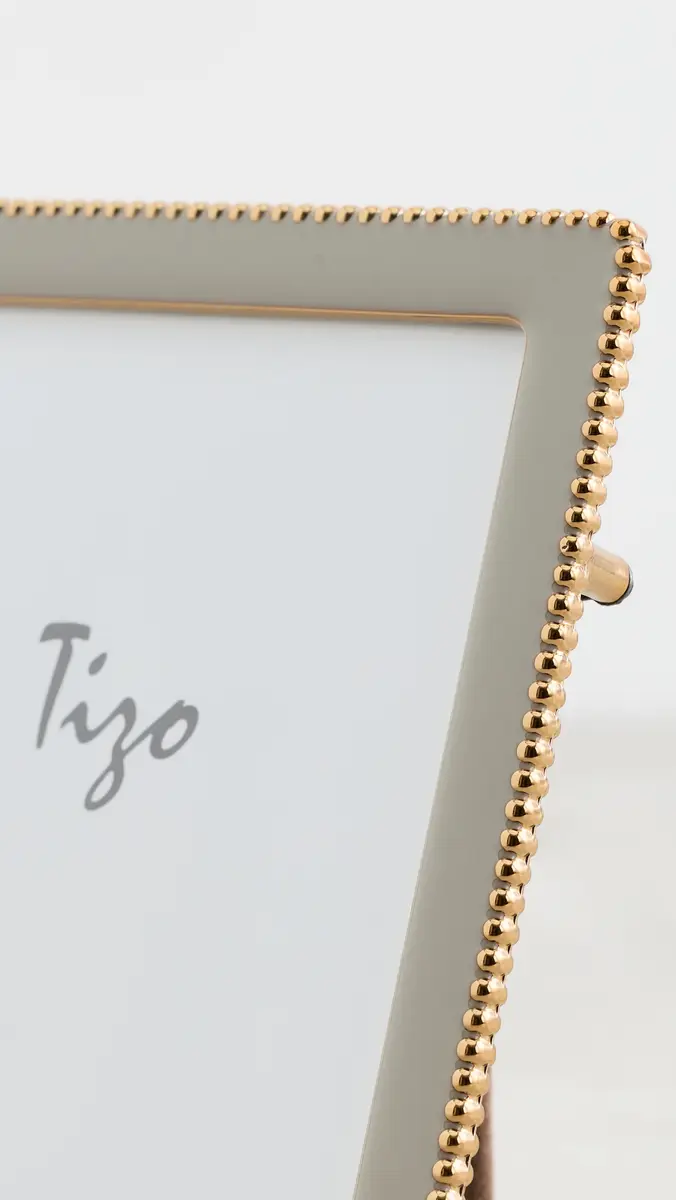 Tizo Design Gold Plated Beaded Enamel Frame 4x6 | Thumbnail 4 Tizo Design Gold Plated Beaded Enamel Frame 4x6 | Thumbnail 4