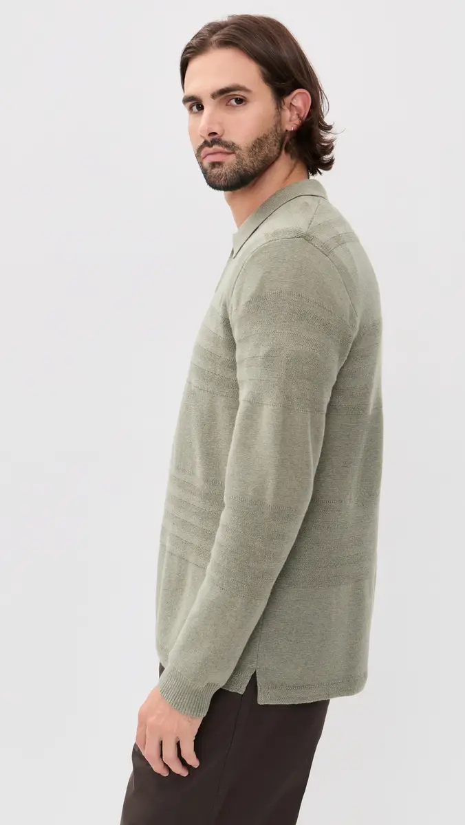 Marine Layer Rugby Sweater Polo | Thumbnail 4 Marine Layer Rugby Sweater Polo | Thumbnail 4