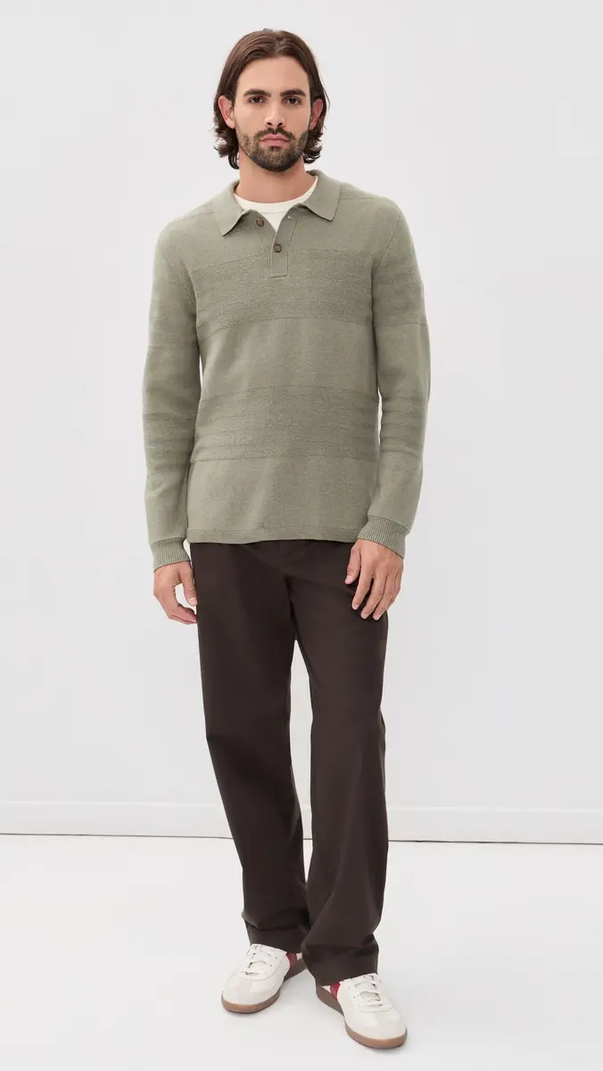 Marine Layer Rugby Sweater Polo | Thumbnail 5 Marine Layer Rugby Sweater Polo | Thumbnail 5