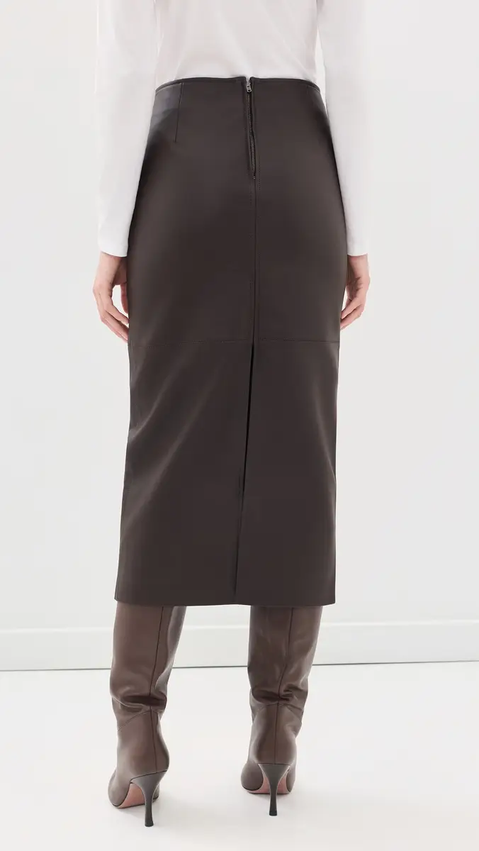 A.L.C. A. L.C. Marta Leather Skirt | Thumbnail 3 A.L.C. A. L.C. Marta Leather Skirt | Thumbnail 3