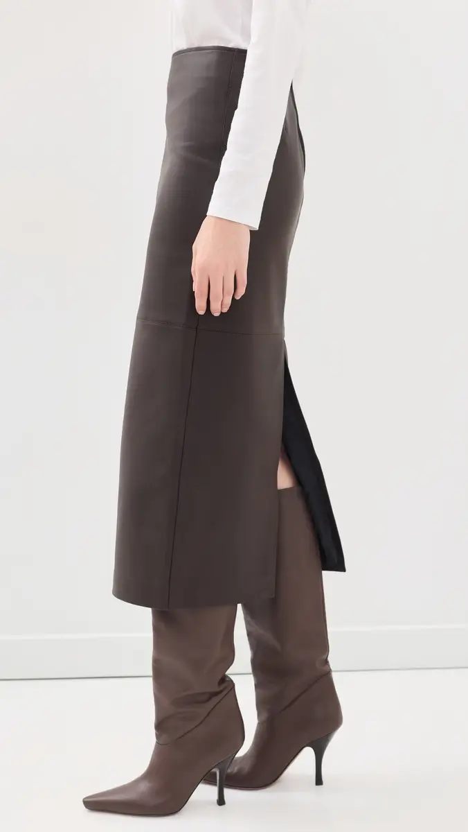 A.L.C. A. L.C. Marta Leather Skirt | Thumbnail 4 A.L.C. A. L.C. Marta Leather Skirt | Thumbnail 4