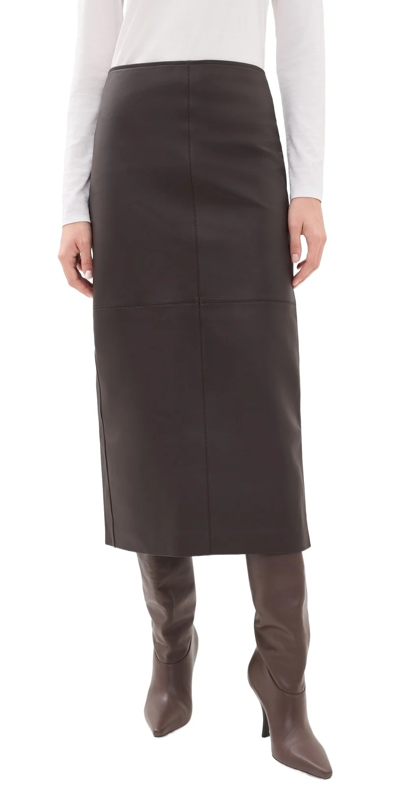 A. L.C. Marta Leather Skirt A. L.C. Marta Leather Skirt