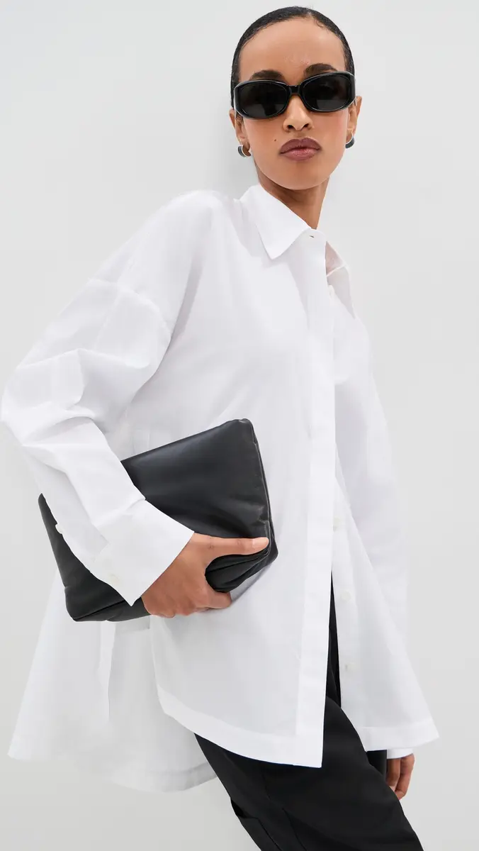 Tibi New Shirting Gabe Oversized Shirt | Thumbnail 2 Tibi New Shirting Gabe Oversized Shirt | Thumbnail 2
