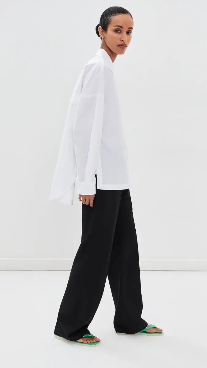 Tibi New Shirting Gabe Oversized Shirt | Thumbnail 4 Tibi New Shirting Gabe Oversized Shirt | Thumbnail 4
