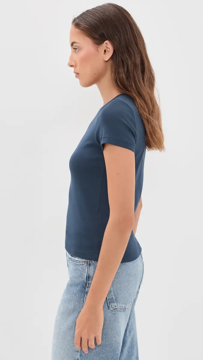 DL1961 Shrunken V-Neck Tee | Thumbnail 4 DL1961 Shrunken V-Neck Tee | Thumbnail 4