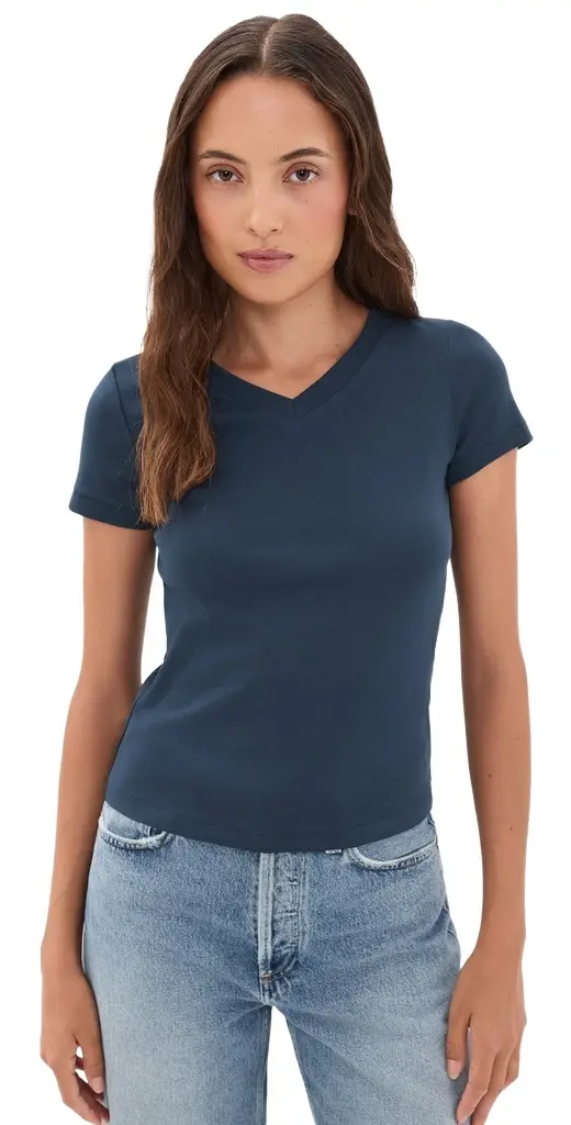 DL1961 Shrunken V-Neck Tee