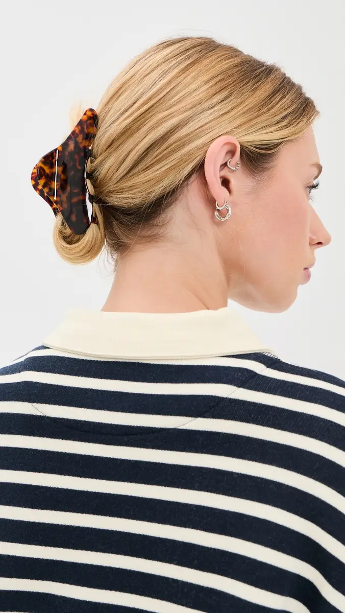 Jennifer Behr Tortoise Amira Jaw Clip | Thumbnail 3
