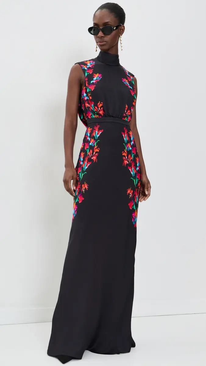 Saloni Fleur Dress | Thumbnail 5
