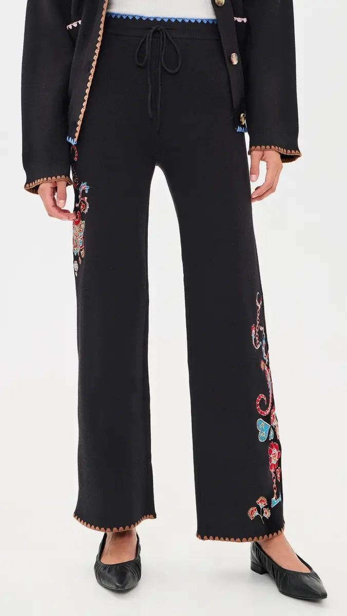 Never Fully Dressed Paisley Wide Leg Pants | Thumbnail 2