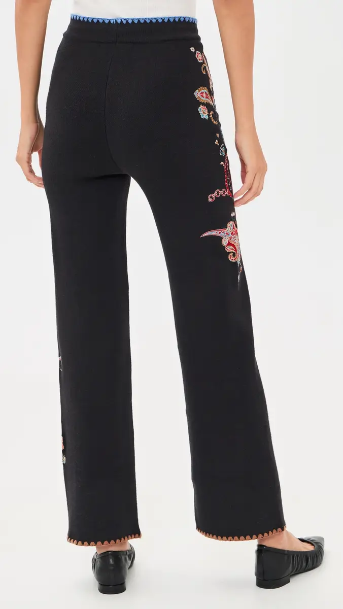 Never Fully Dressed Paisley Wide Leg Pants | Thumbnail 3