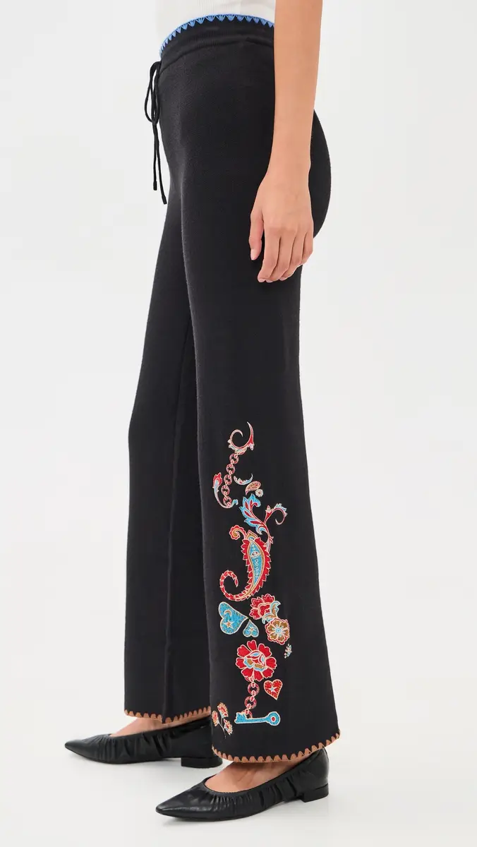 Never Fully Dressed Paisley Wide Leg Pants | Thumbnail 4