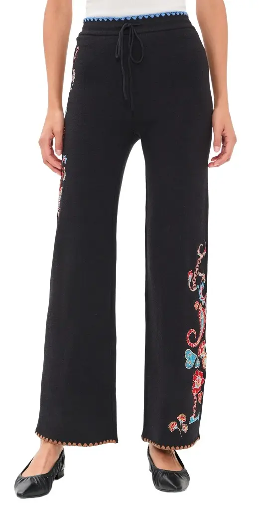Never Fully Dressed Paisley Wide Leg Pants