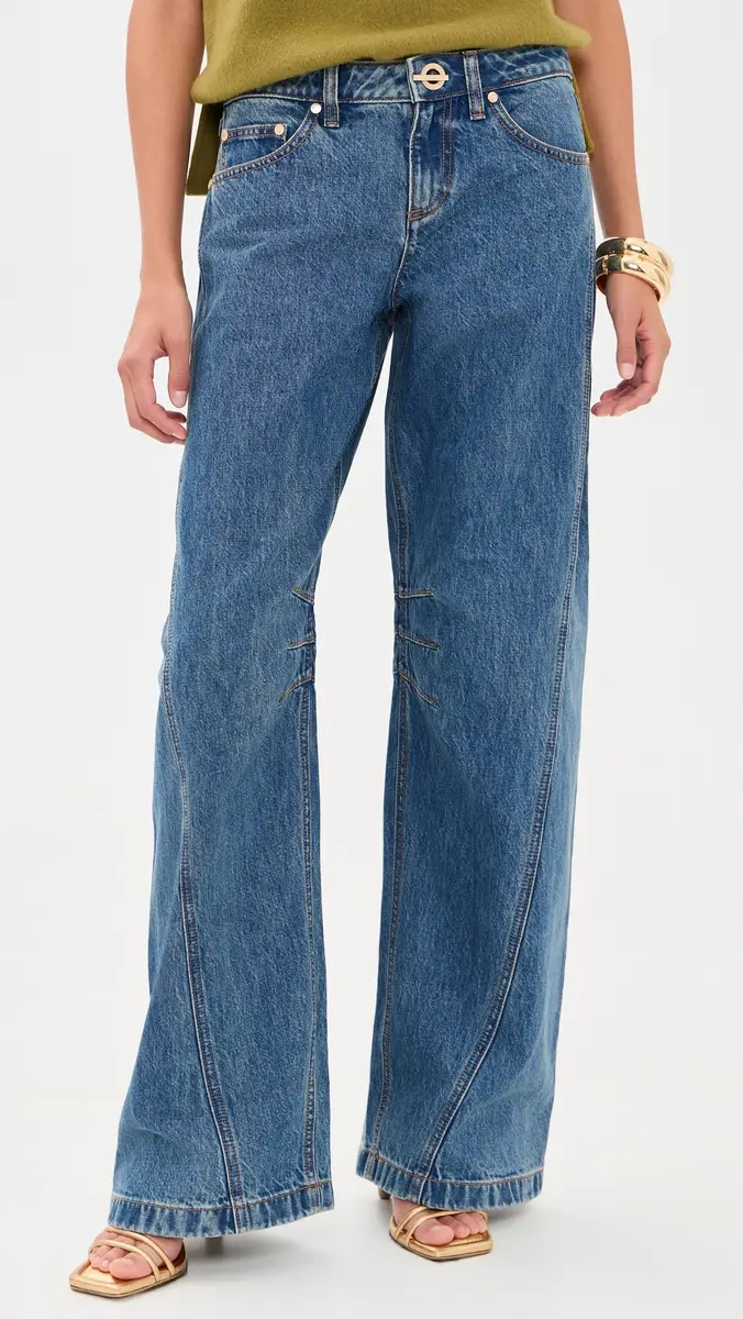 Cult Gaia Anber Barrel Jeans | Thumbnail 2 Cult Gaia Anber Barrel Jeans | Thumbnail 2