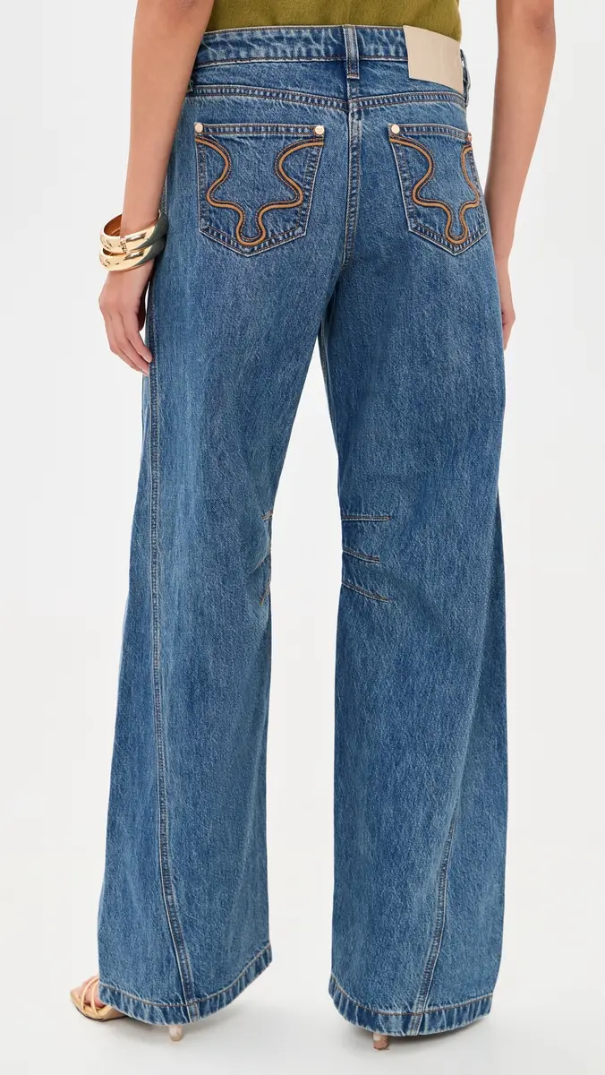 Cult Gaia Anber Barrel Jeans | Thumbnail 3 Cult Gaia Anber Barrel Jeans | Thumbnail 3