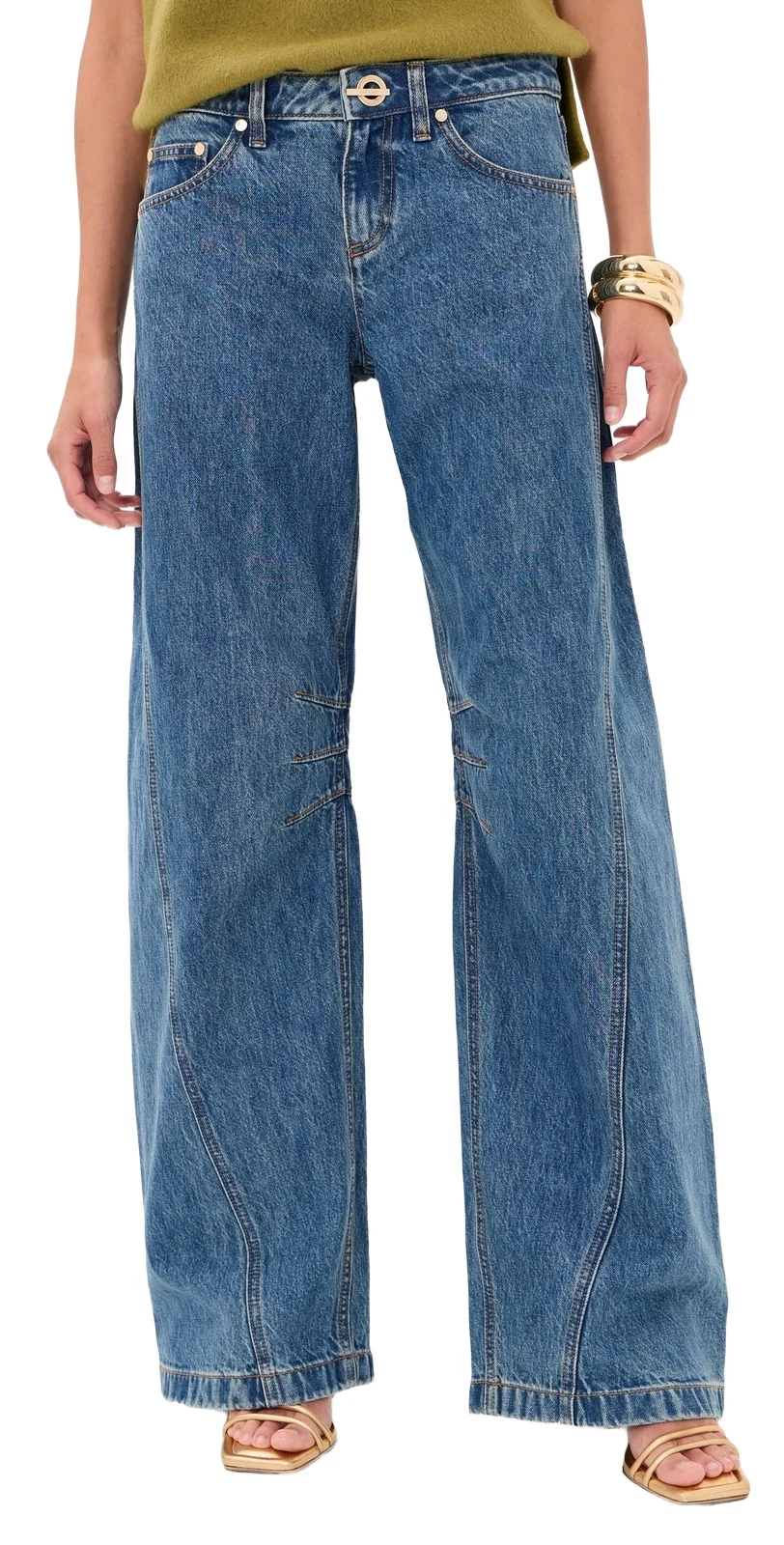Cult Gaia Anber Barrel Jeans