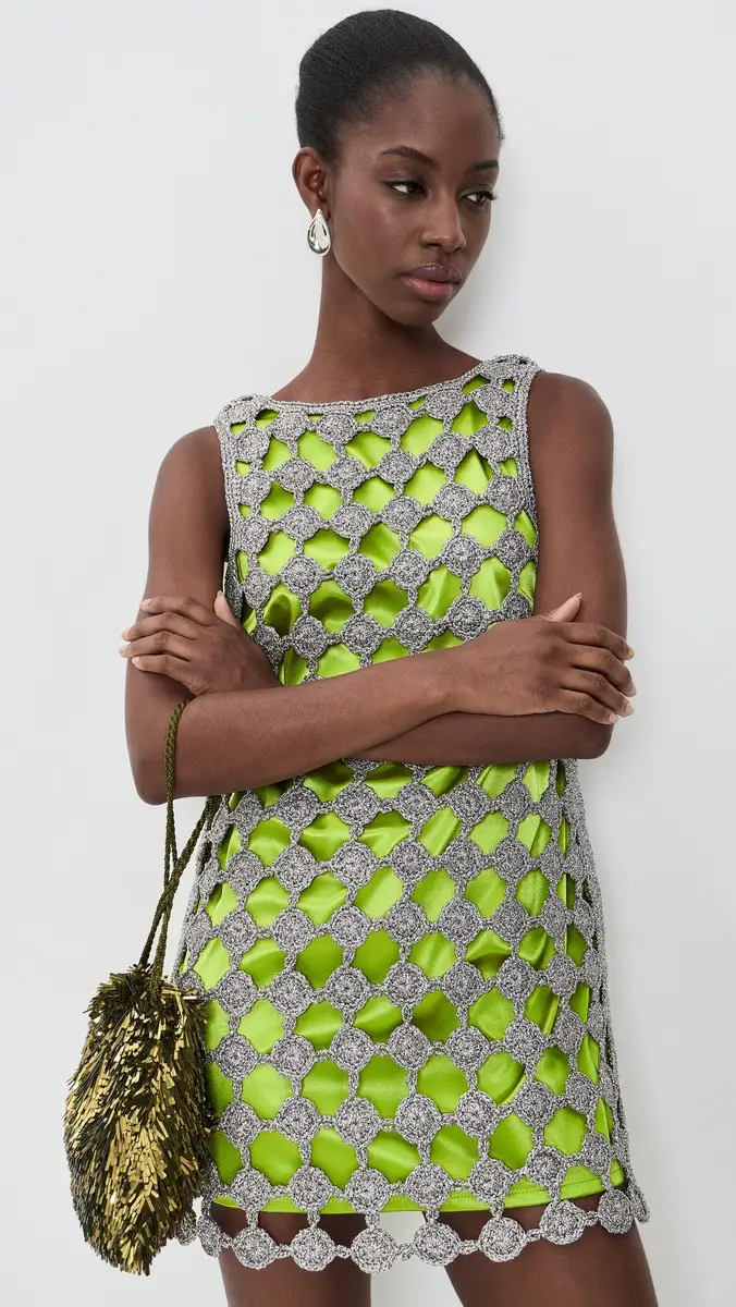 SIMONMILLER Sina Crochet Mini Dress | Thumbnail 2 SIMONMILLER Sina Crochet Mini Dress | Thumbnail 2