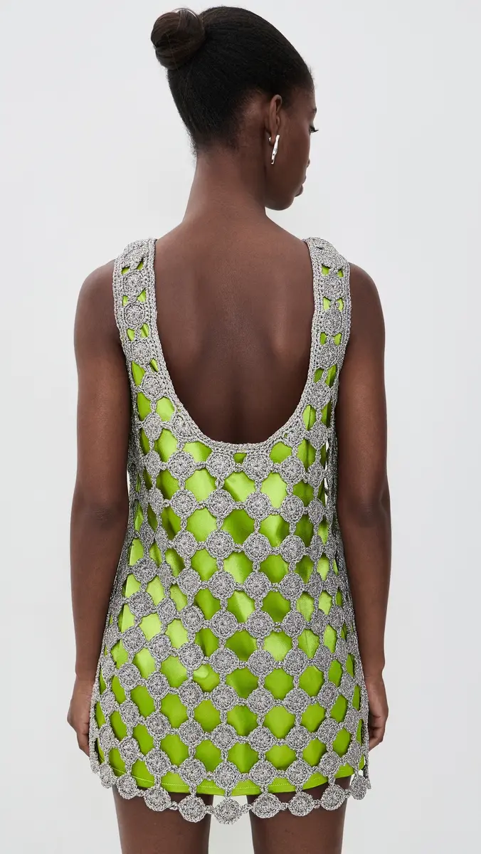 SIMONMILLER Sina Crochet Mini Dress | Thumbnail 3 SIMONMILLER Sina Crochet Mini Dress | Thumbnail 3