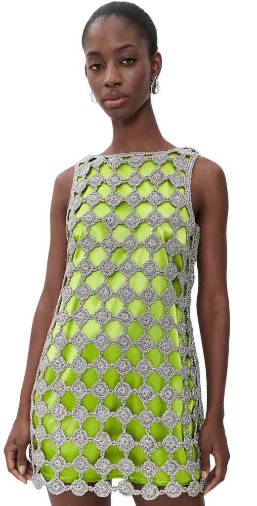 Sina Crochet Mini Dress