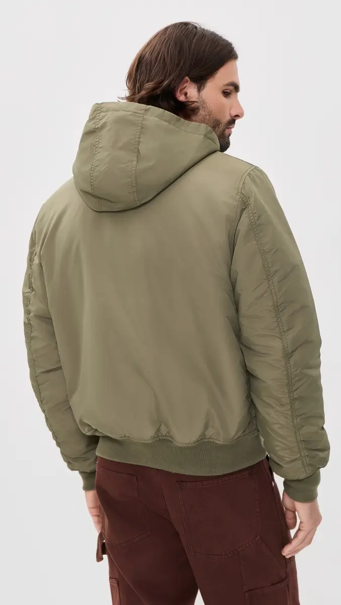 Alpha Industries Oxford Nylon Bomber Jacket | Thumbnail 3 Alpha Industries Oxford Nylon Bomber Jacket | Thumbnail 3