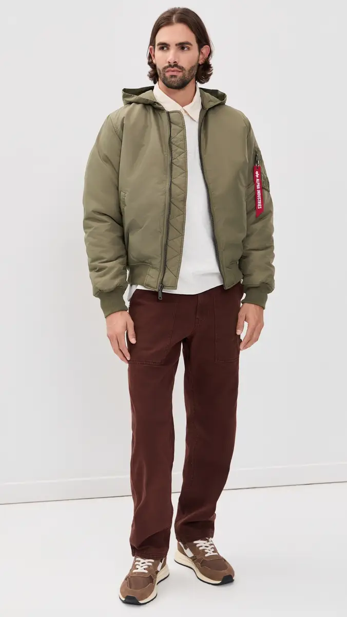 Alpha Industries Oxford Nylon Bomber Jacket | Thumbnail 5 Alpha Industries Oxford Nylon Bomber Jacket | Thumbnail 5
