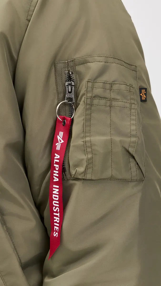 Alpha Industries Oxford Nylon Bomber Jacket | Thumbnail 6 Alpha Industries Oxford Nylon Bomber Jacket | Thumbnail 6