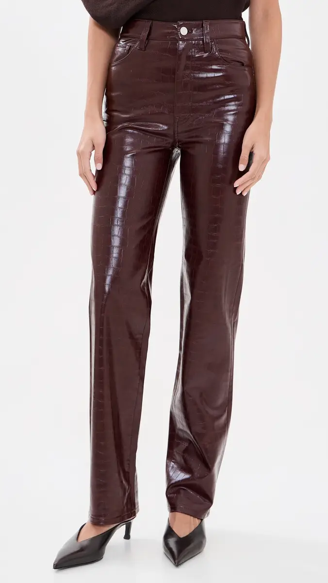 Pistola Cassie Super High Rise Straight Faux Leather Pants | Thumbnail 2 Pistola Cassie Super High Rise Straight Faux Leather Pants | Thumbnail 2