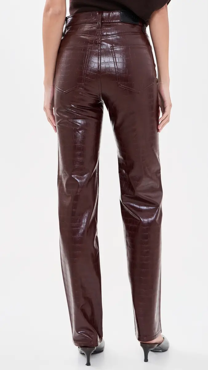 Pistola Cassie Super High Rise Straight Faux Leather Pants | Thumbnail 3 Pistola Cassie Super High Rise Straight Faux Leather Pants | Thumbnail 3