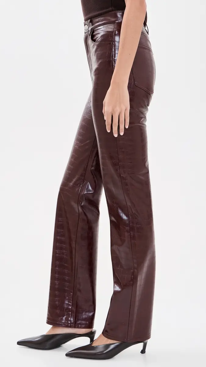 Pistola Cassie Super High Rise Straight Faux Leather Pants | Thumbnail 4 Pistola Cassie Super High Rise Straight Faux Leather Pants | Thumbnail 4