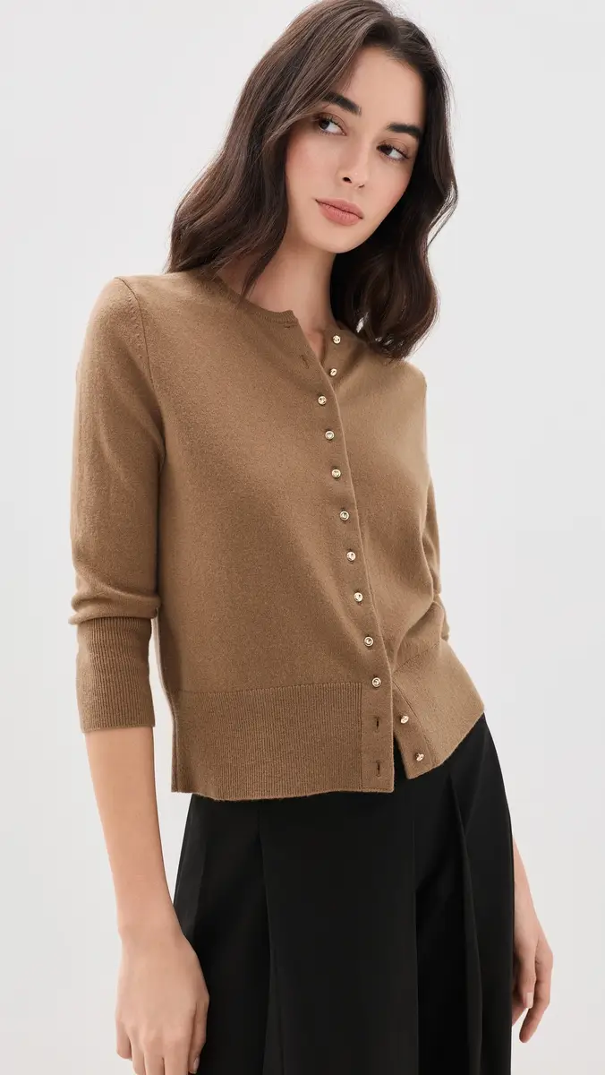 Vince Metal Button Cardigan | Thumbnail 2 Vince Metal Button Cardigan | Thumbnail 2