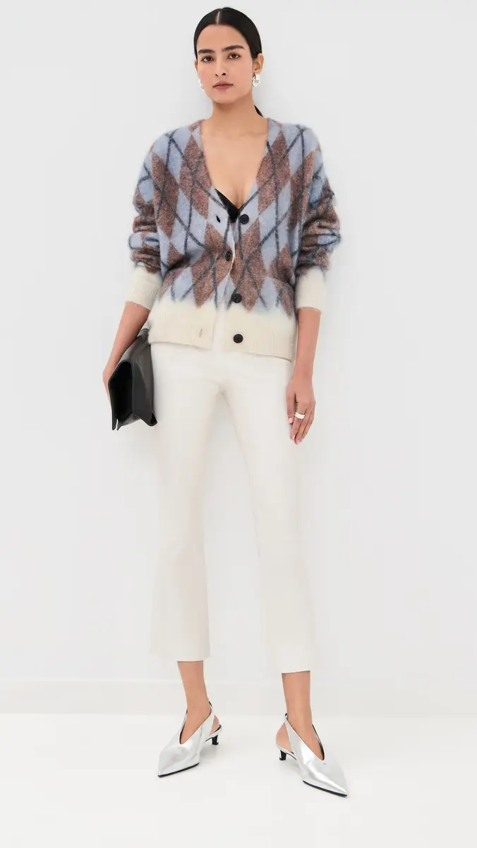 Sprwmn Leather Crop Flare Pants | Thumbnail 2 Sprwmn Leather Crop Flare Pants | Thumbnail 2