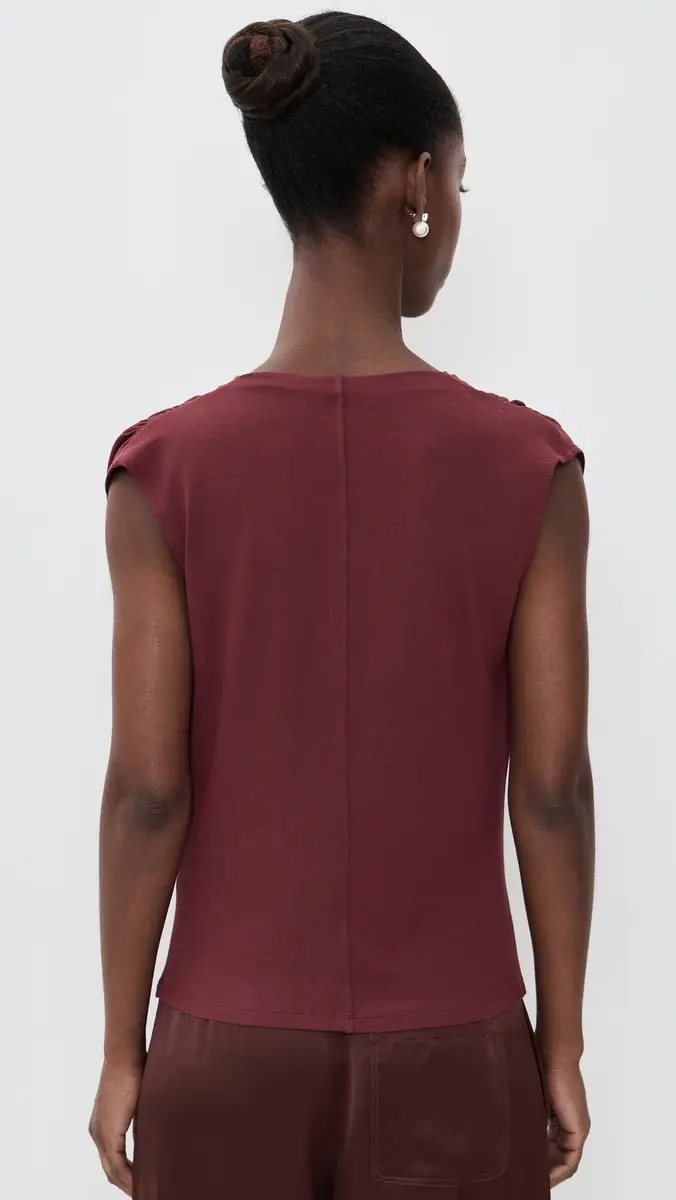 Vince Draped Cowl Neck Top | Thumbnail 3 Vince Draped Cowl Neck Top | Thumbnail 3