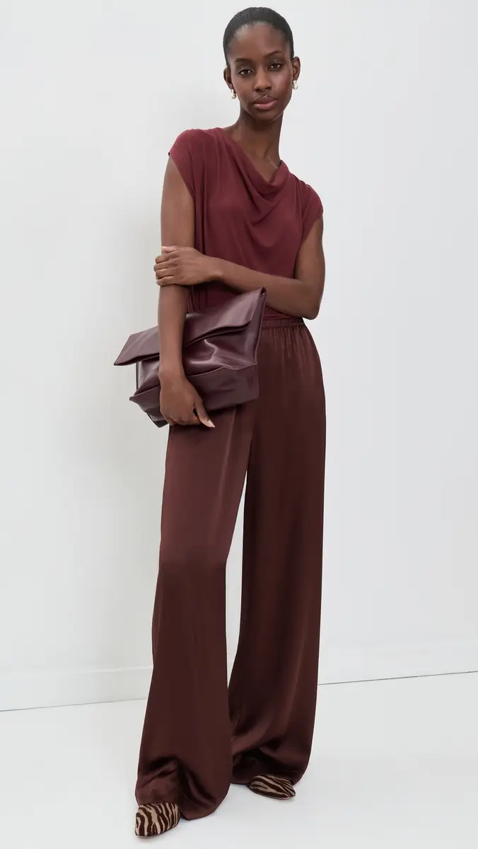 Vince Draped Cowl Neck Top | Thumbnail 5 Vince Draped Cowl Neck Top | Thumbnail 5