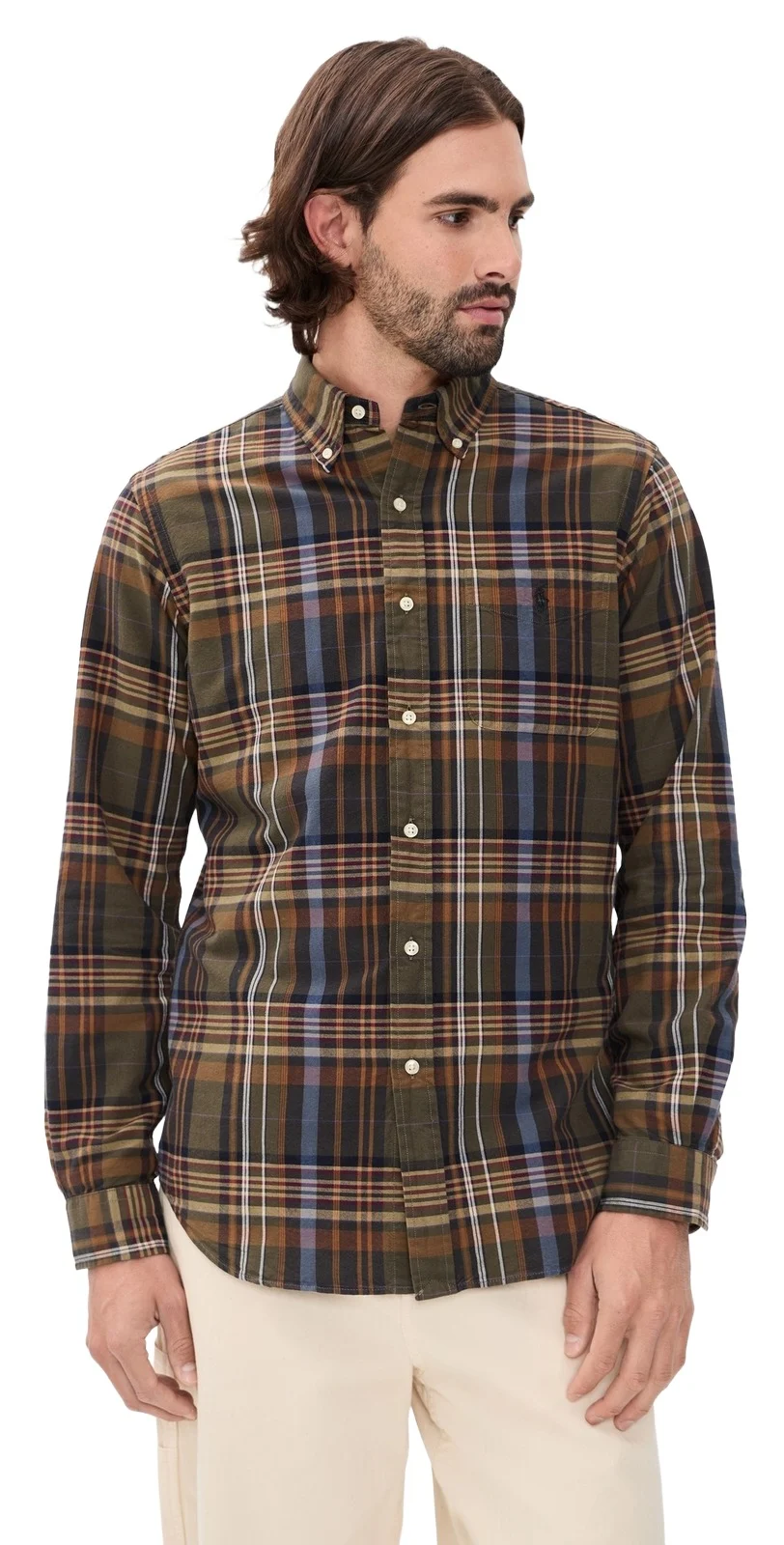 Plaid Classic Oxford Sport Shirt