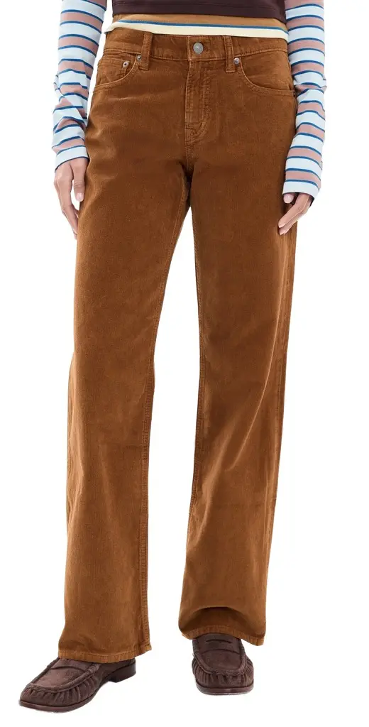 Madewell The Low-Rise Loose Corduroy Pants