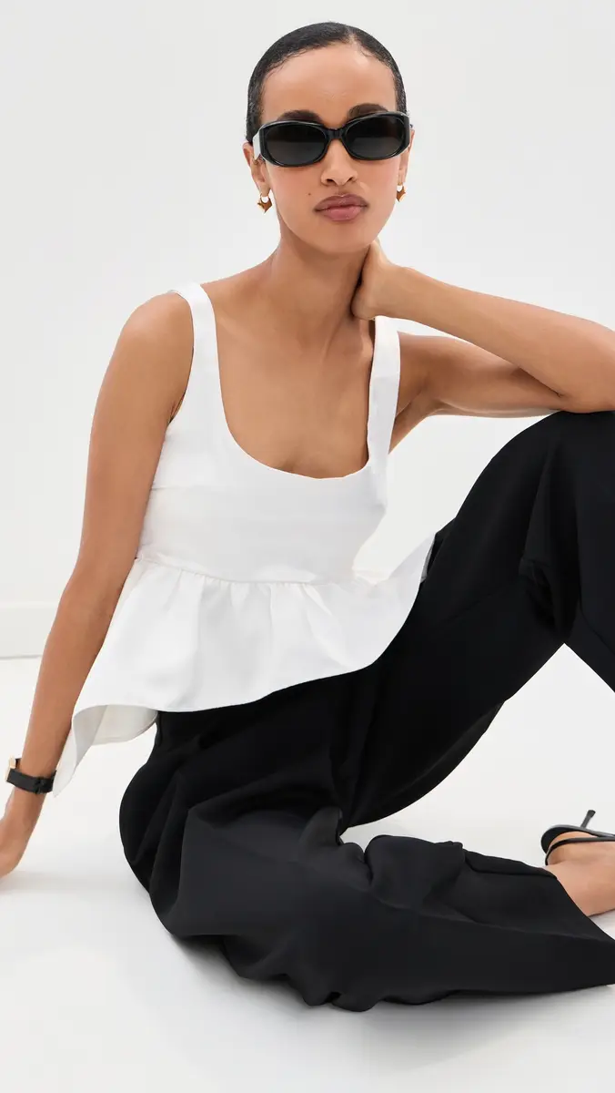 AZEEZA Esme Satin Top | Thumbnail 2