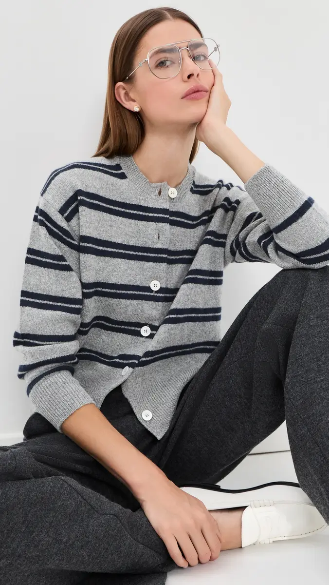 Daughter & The Ada Stripe Cardigan | Thumbnail 2 Daughter & The Ada Stripe Cardigan | Thumbnail 2