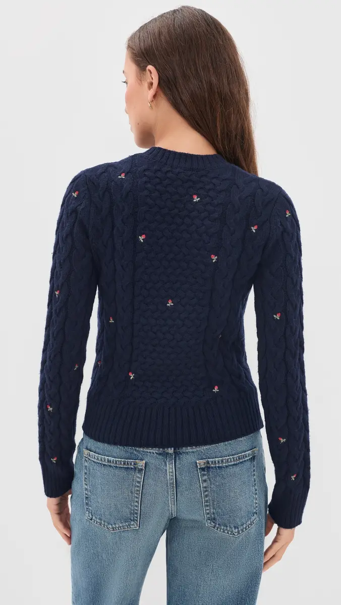 Pistola Shana Cable Embroidered Sweater | Thumbnail 3 Pistola Shana Cable Embroidered Sweater | Thumbnail 3