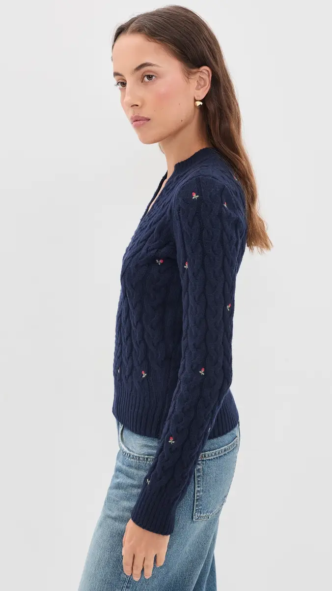 Pistola Shana Cable Embroidered Sweater | Thumbnail 4 Pistola Shana Cable Embroidered Sweater | Thumbnail 4